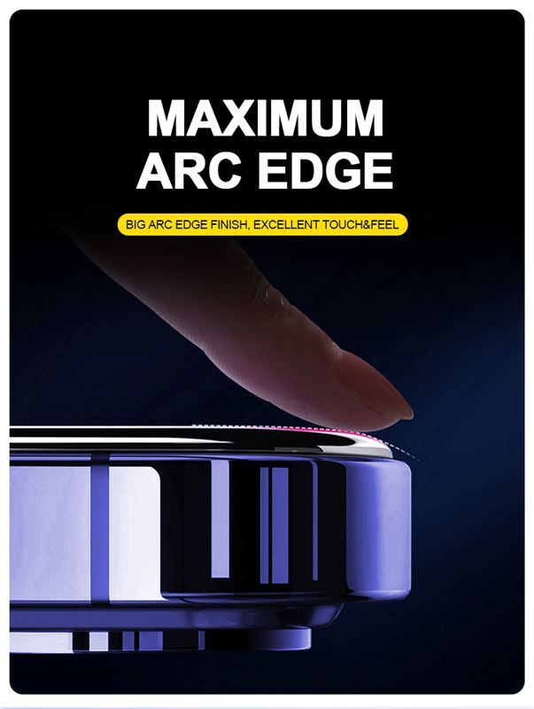 Mobile Origin Yellow Screen Guard iPhone 15 Pro Max with easy application