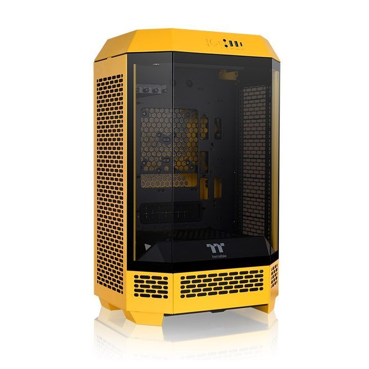 Thermaltake The Tower 300 Tempered Glass Bumblebee Yellow Thermaltake The Tower 300 Tempered Glass Bumblebee Yellow