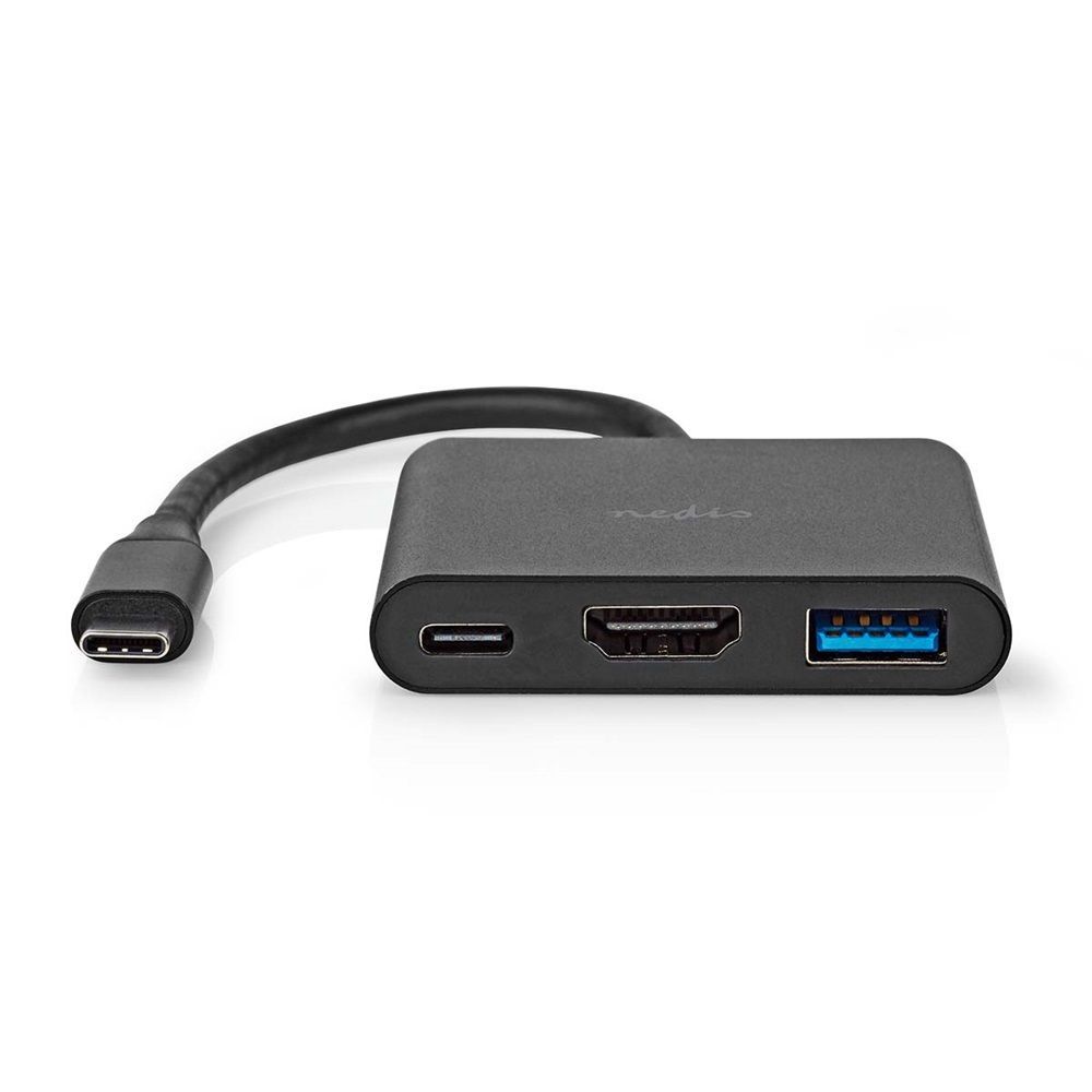 Nedis CCGB64770BK01 USB Multi-Port Adapter Black Nedis CCGB64770BK01 USB Multi-Port Adapter Black