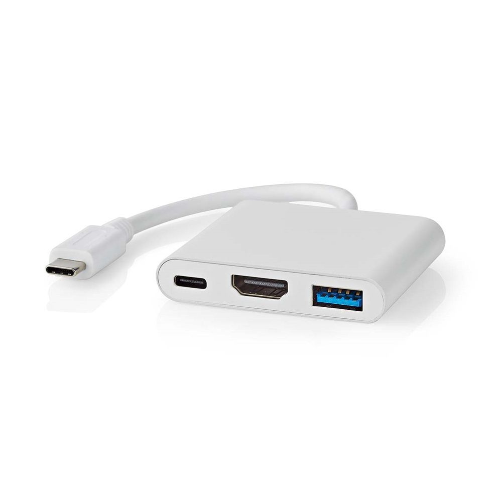 Nedis CCGB64770WT01 USB Multi-Port Adapter White Nedis CCGB64770WT01 USB Multi-Port Adapter White