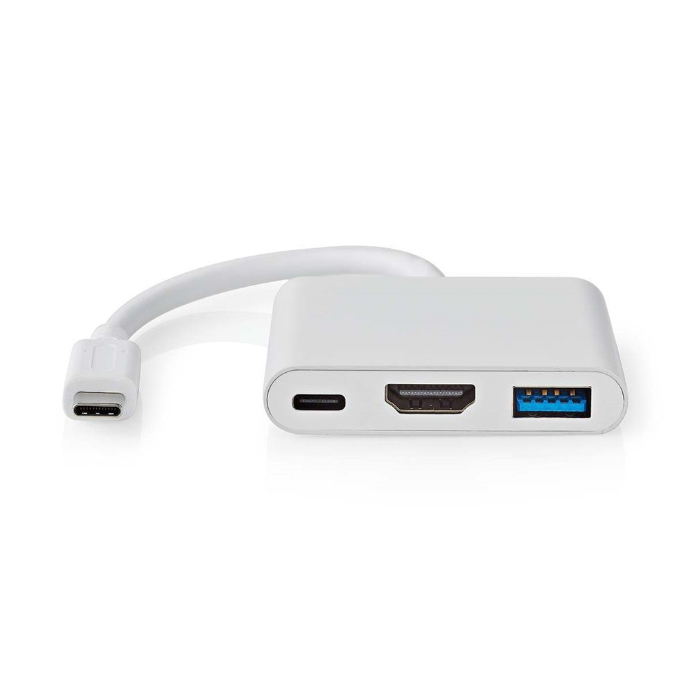 Nedis CCGB64770WT01 USB Multi-Port Adapter White Nedis CCGB64770WT01 USB Multi-Port Adapter White