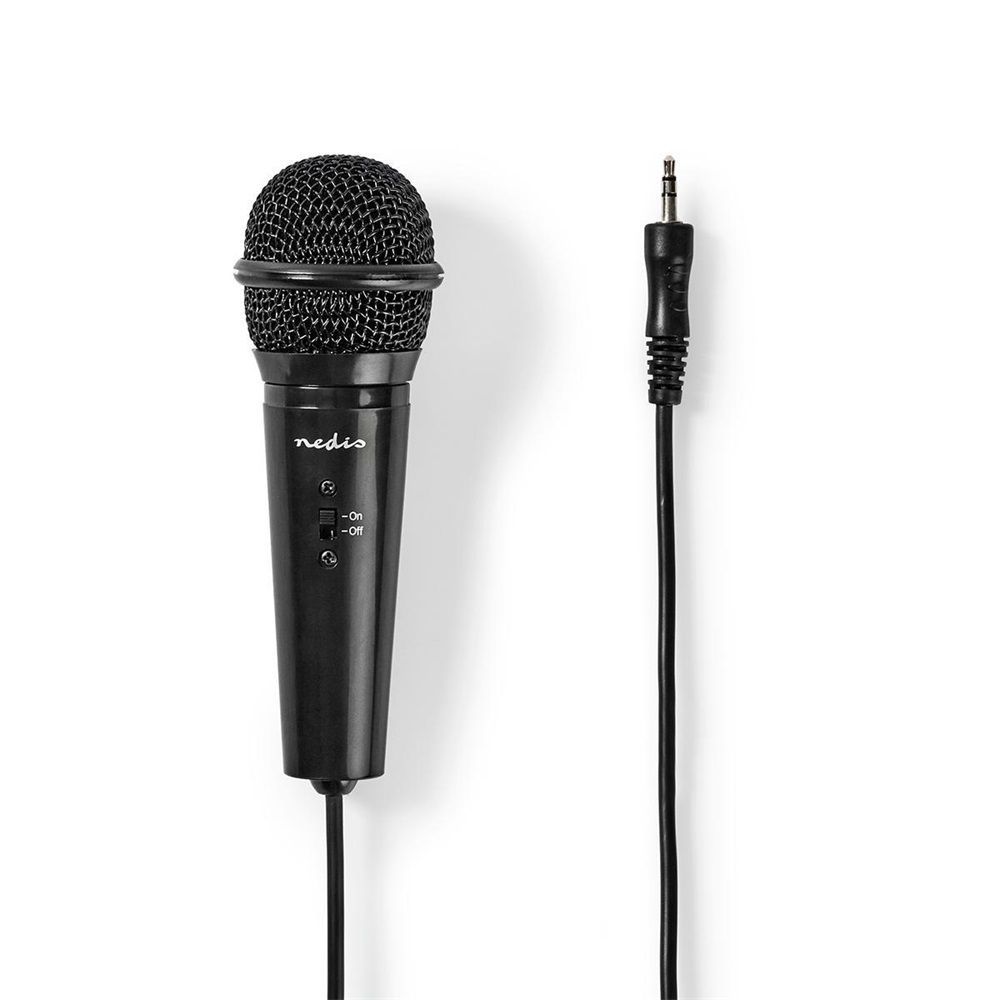 Nedis MICTJ100BK Microphone Black Nedis MICTJ100BK Microphone Black
