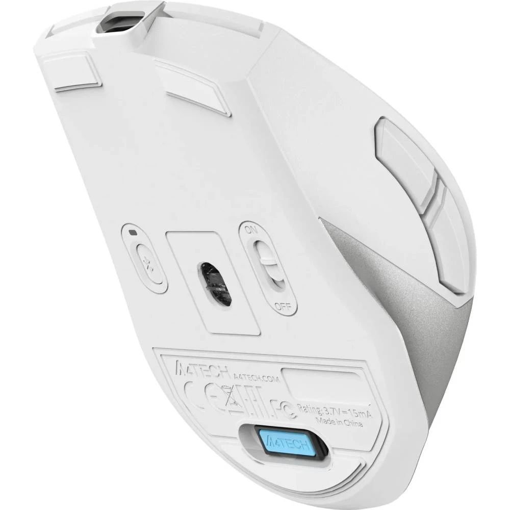 A4-Tech Fstyler FB45CS Air2 Wireless Mouse Silver White