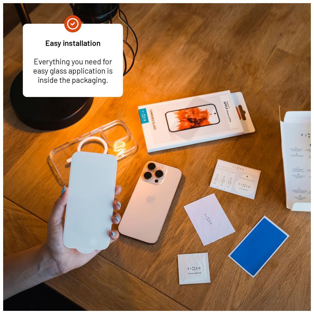 FIXED 2,5D edzett üveg Samsung Galaxy Xcover 7 Pro készülékhez