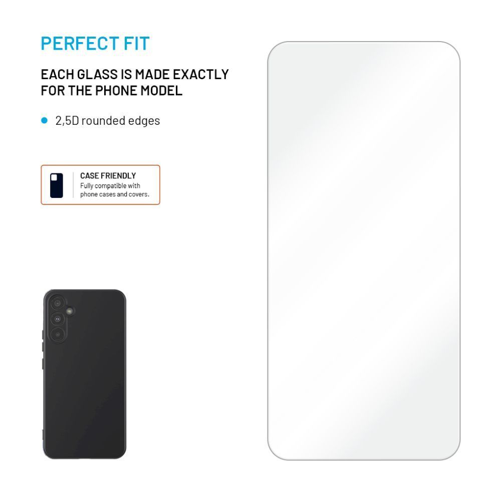 FIXED Üvegfólia 2.5D képernyővédő Samsung Galaxy A36 5G/A56 5G telefonokhoz, átlátszó