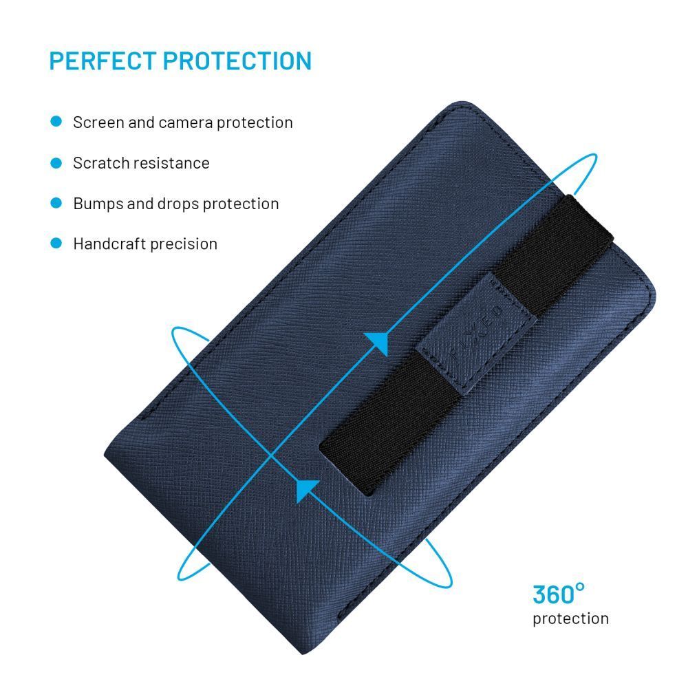 FIXED Lucca telefontok 6,6", sötétkék