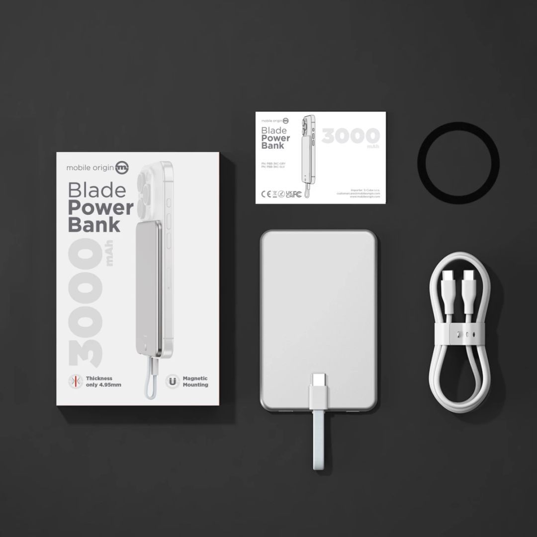 Mobile Origin Blade PowerBank 3000mAh Silver