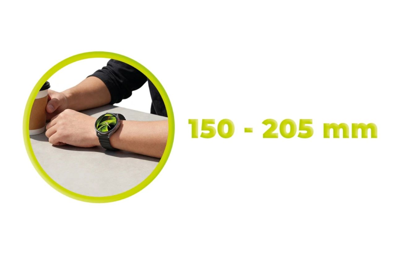 Mobile Origin Easy Strap Magnetic for Watch 20mm Black/Yellow