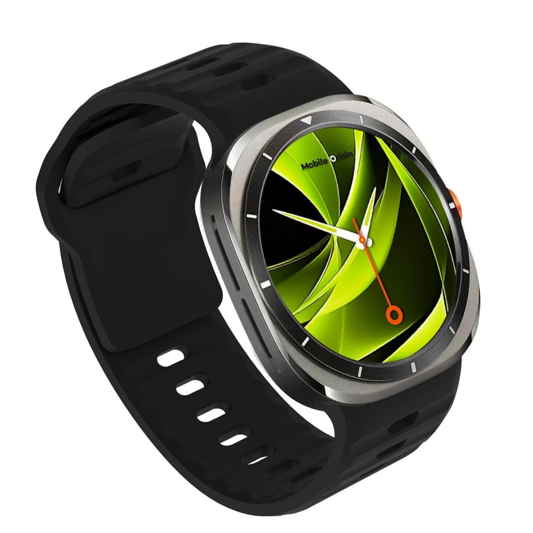 Mobile Origin Easy Strap Silicone for Galaxy Watch Ultra 47mm Black