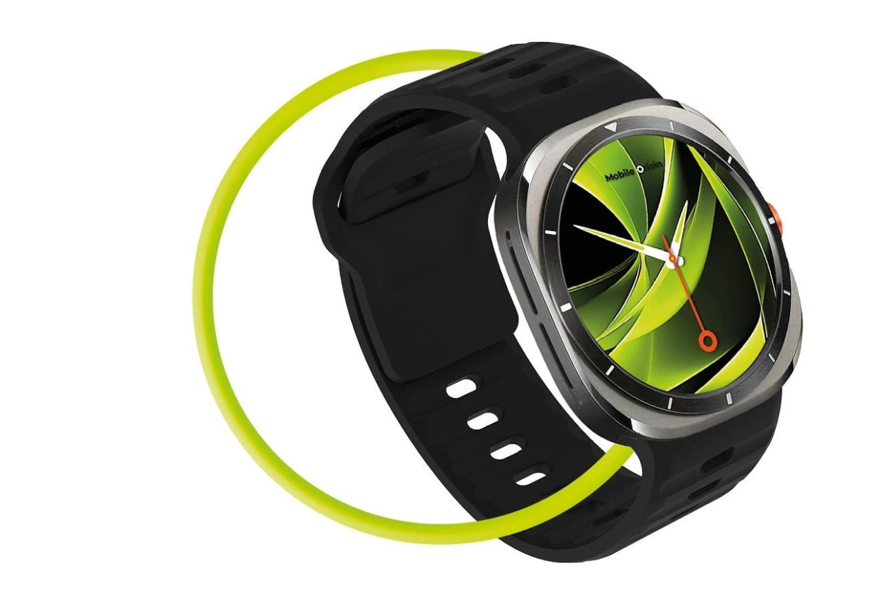 Mobile Origin Easy Strap Silicone for Galaxy Watch Ultra 47mm Black