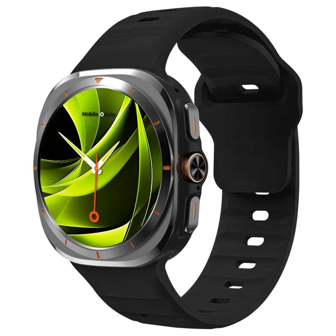 Mobile Origin Easy Strap Silicone for Galaxy Watch Ultra 47mm Black