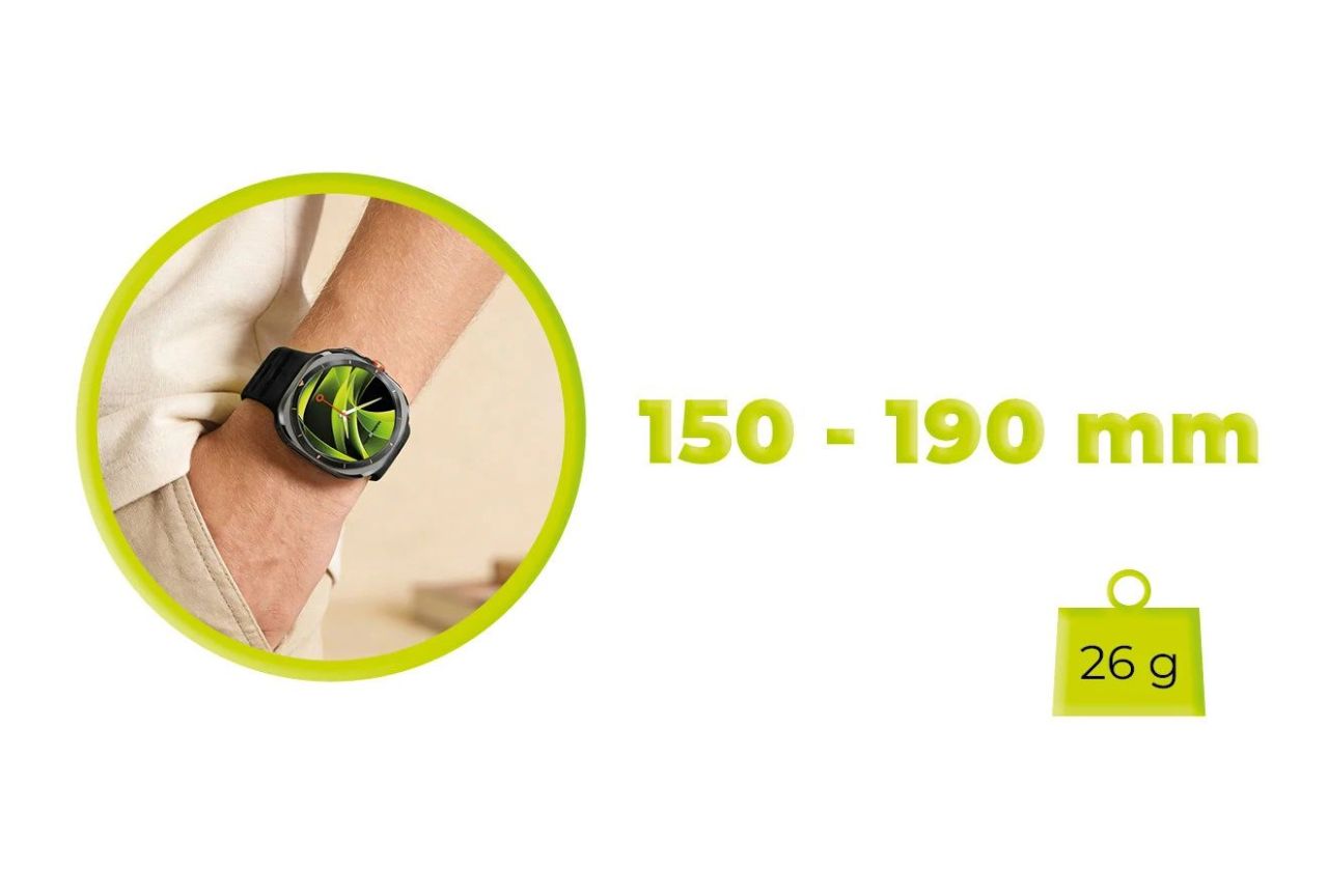 Mobile Origin Easy Strap Silicone for Galaxy Watch Ultra 47mm Starlight