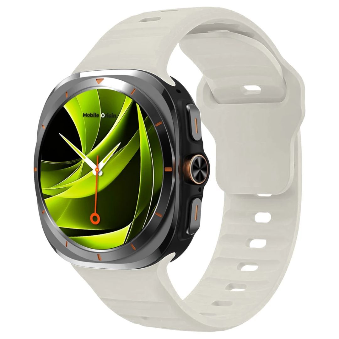 Mobile Origin Easy Strap Silicone for Galaxy Watch Ultra 47mm Starlight