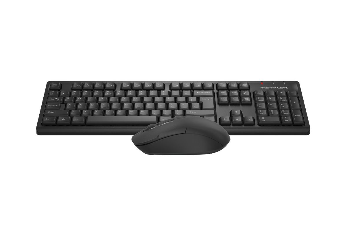 A4-Tech FStyler FG1200 Wireless Keyboard Combo Black US