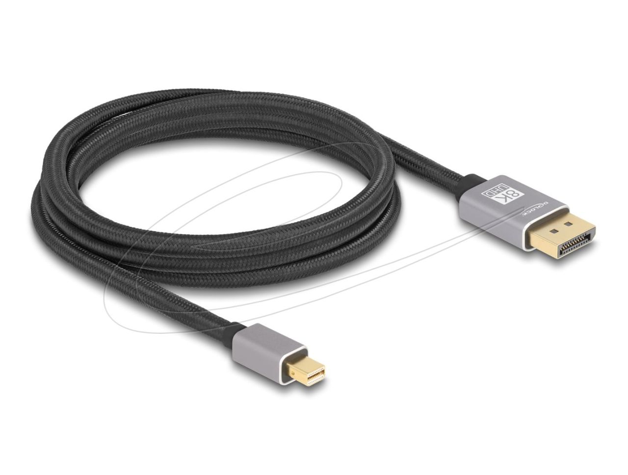 DeLock Mini DisplayPort to DisplayPort 8K cable 2m Grey