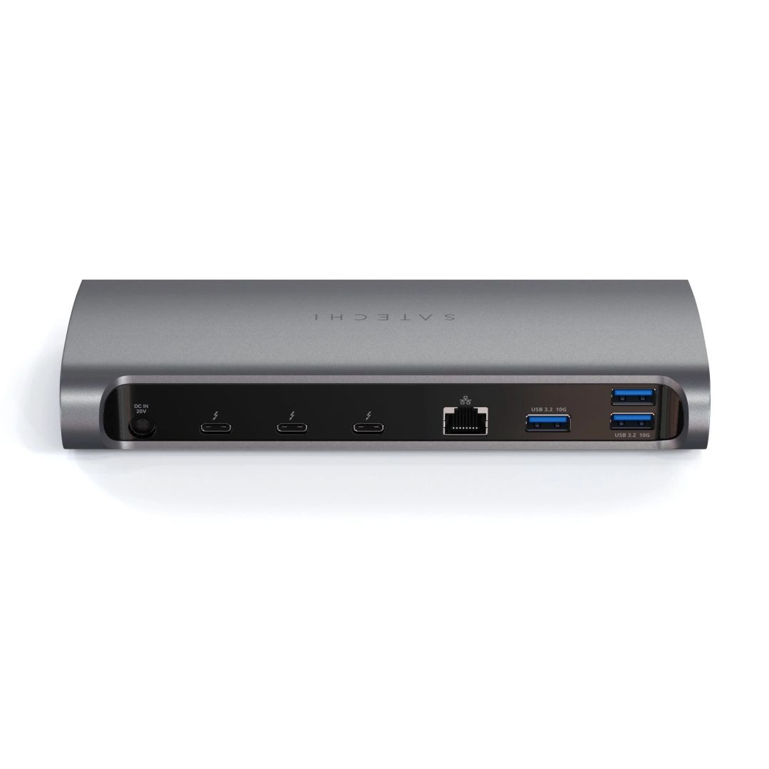 Satechi Thunderbolt 4 Multi-Display Docking Station Space Grey Satechi Thunderbolt 4 Multi-Display Docking Station Space Grey