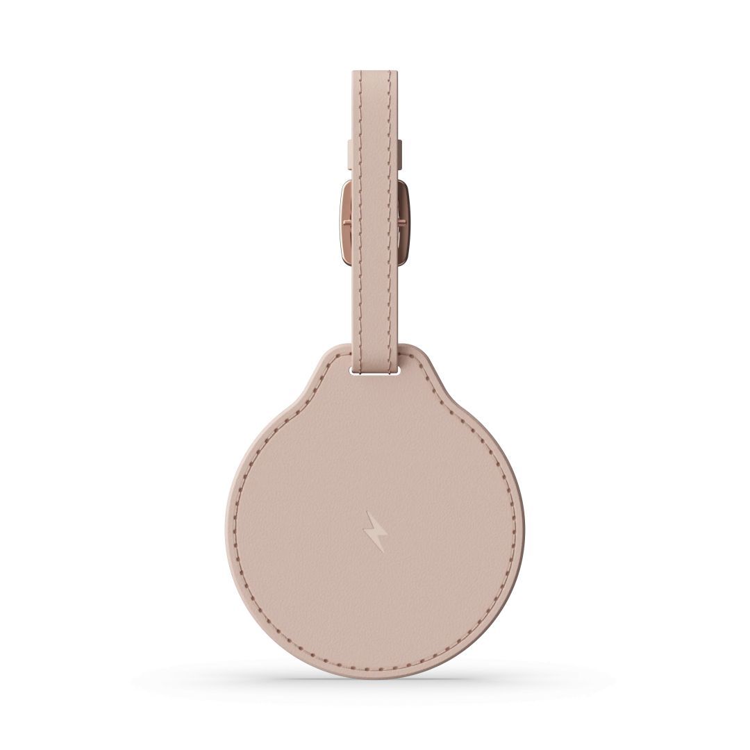 Satechi Vegan-Leather FindAll Luggage Tag Desert Rose