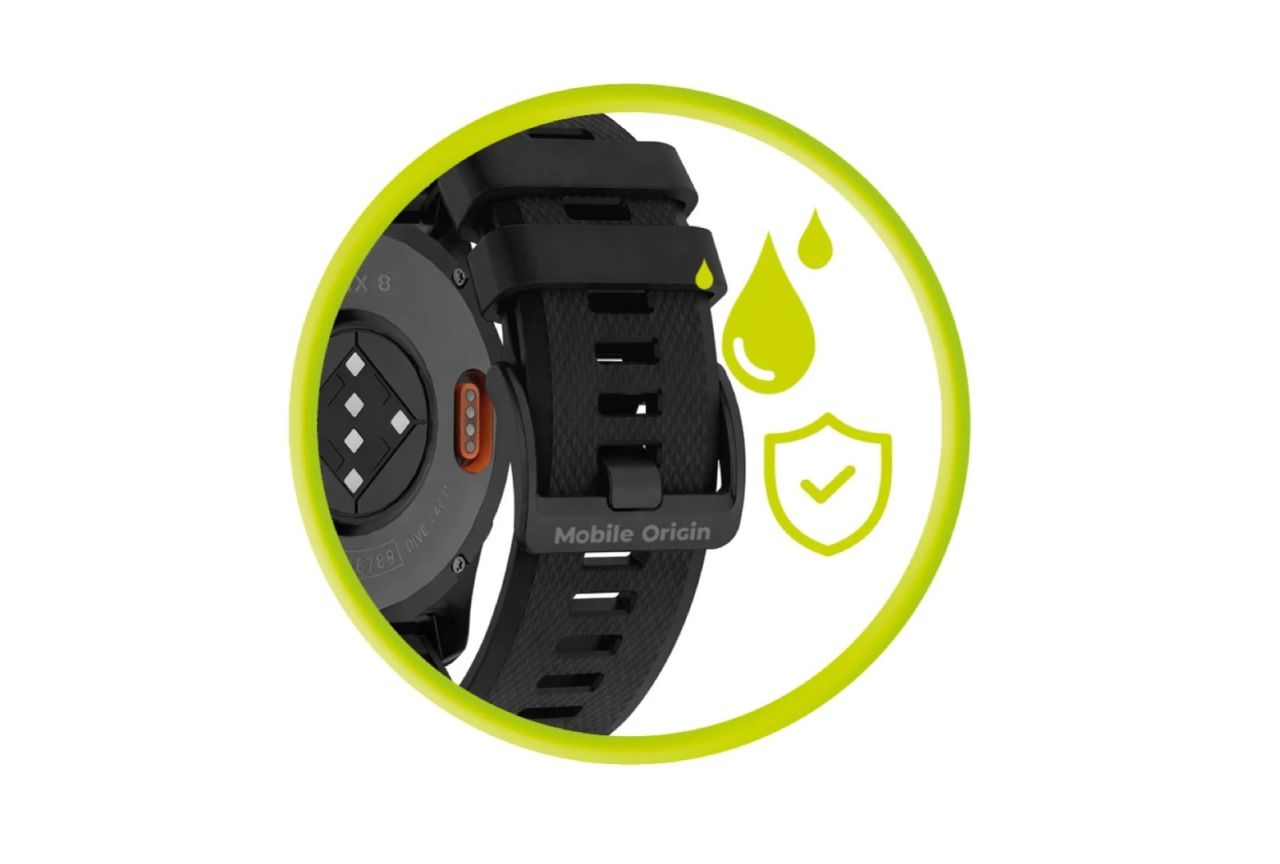 Mobile Origin Easy Strap ES1 Quick Fit for Garmin 26mm Black Mobile Origin Easy Strap ES1 Quick Fit for Garmin 26mm Black