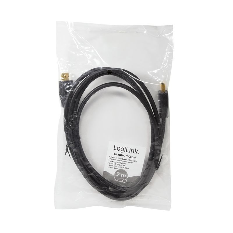 Logilink HDMI-HDMI 4K cable 2m Black