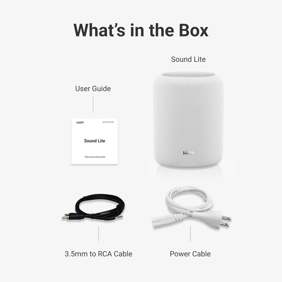 WiiM Sound Lite Speaker White