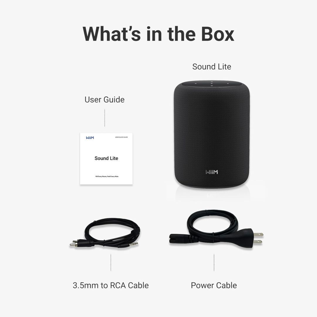 WiiM Sound Lite Speaker Black