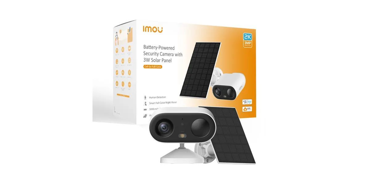 IMOU Cell Go Full Color Camera + Solarpanel
