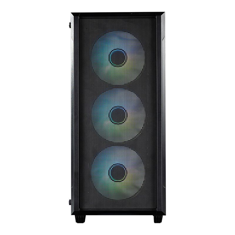 Keep Out XC-200 MESH RGB Tempered Glass Black