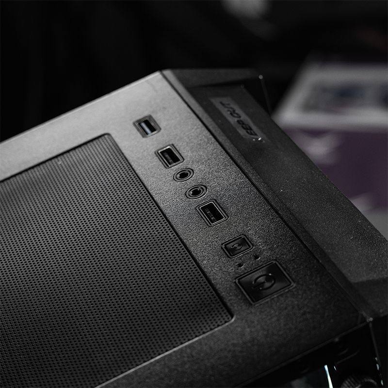 Keep Out XC-200 MESH RGB Tempered Glass Black