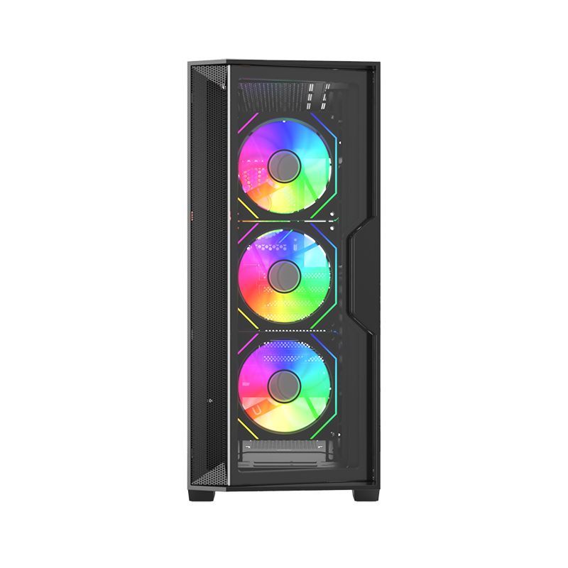 Keep Out XC-500 GLASS RGB Tempered Glass Black