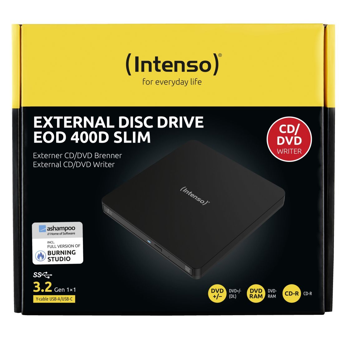 Intenso EOD 400D Slim DVD-Writer Black BOX