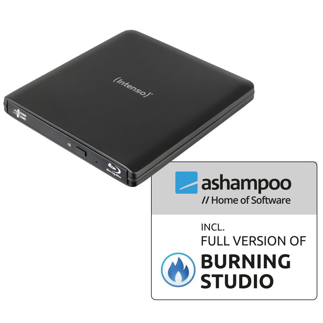 Intenso EOD 500BD Slim Blu-ray-Writer Black BOX