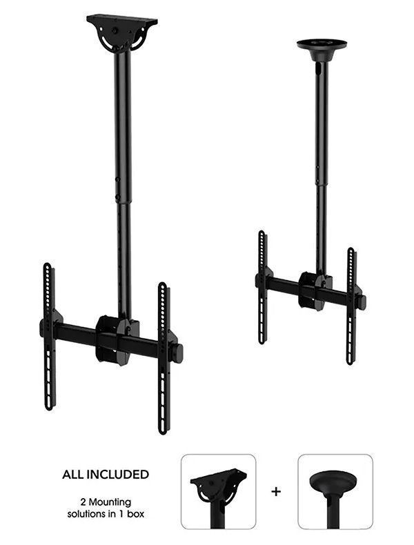 Neomounts NM-C440BLACK monitor ceiling mount 32"-60" Black