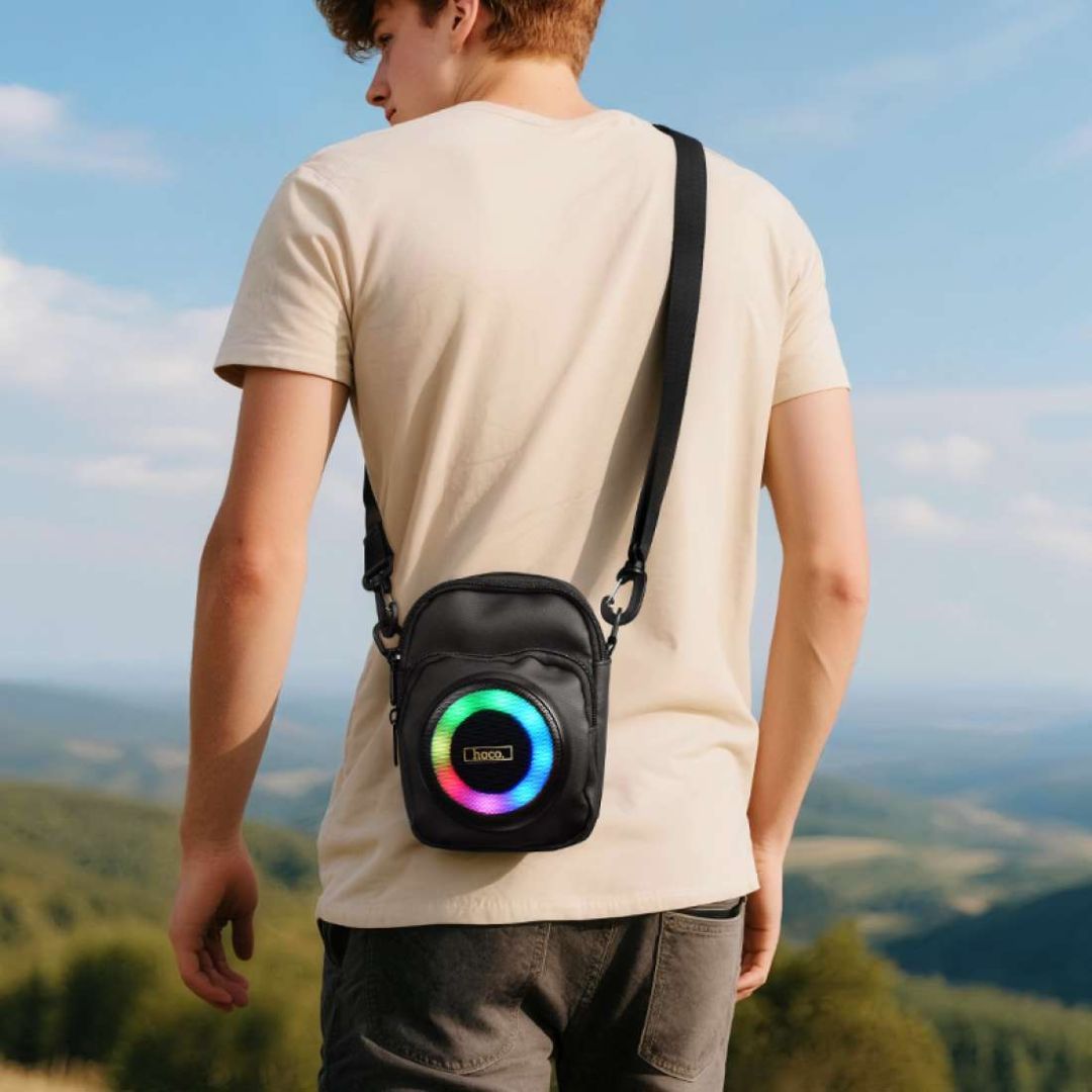 Hoco HC41 Bluetooth Speaker Single Shoulder Bag Black