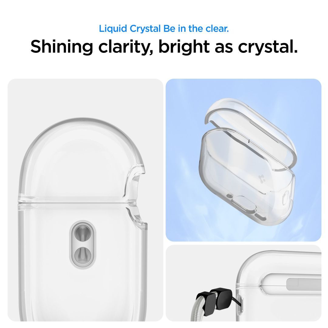 Spigen Liquid Crystal case for AirPods Pro 3 Crystal Clear