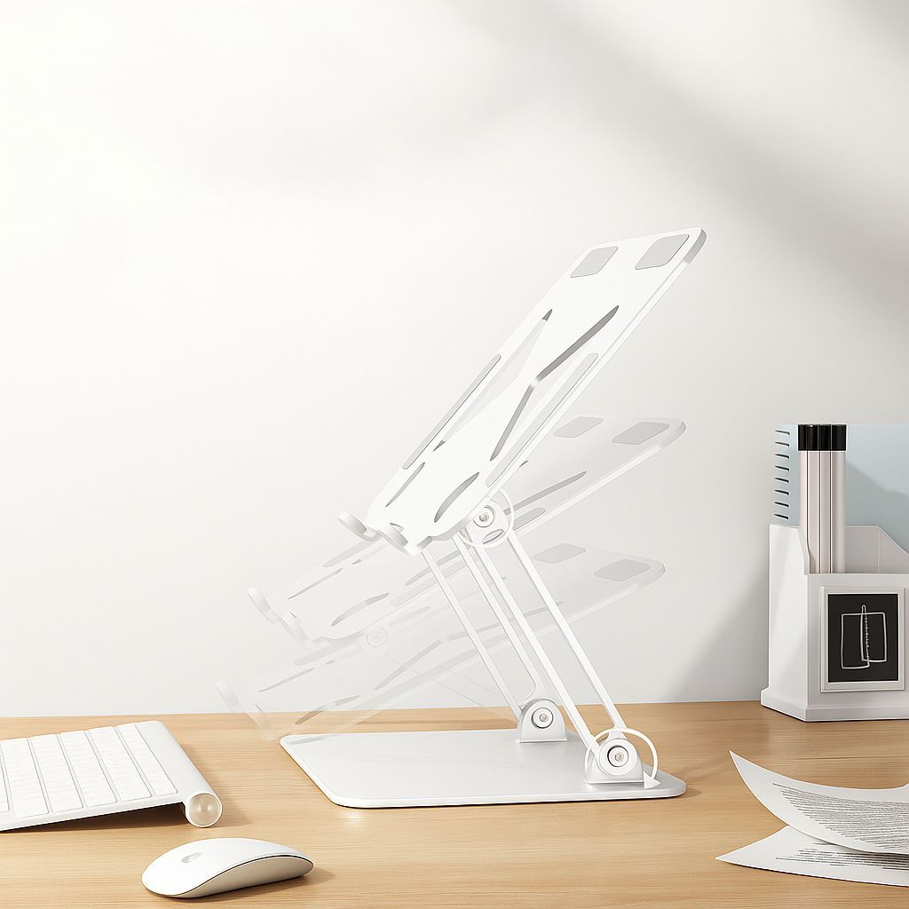 Media-Tech MT2661W Állítható ergonomikus laptopállvány White