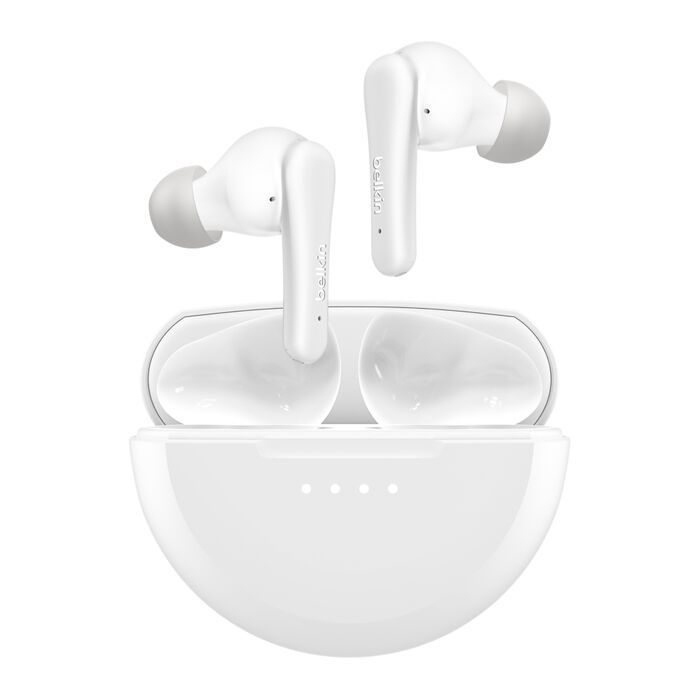 Belkin SoundForm Rhythm ANC Noise-Cancelling Earbuds White