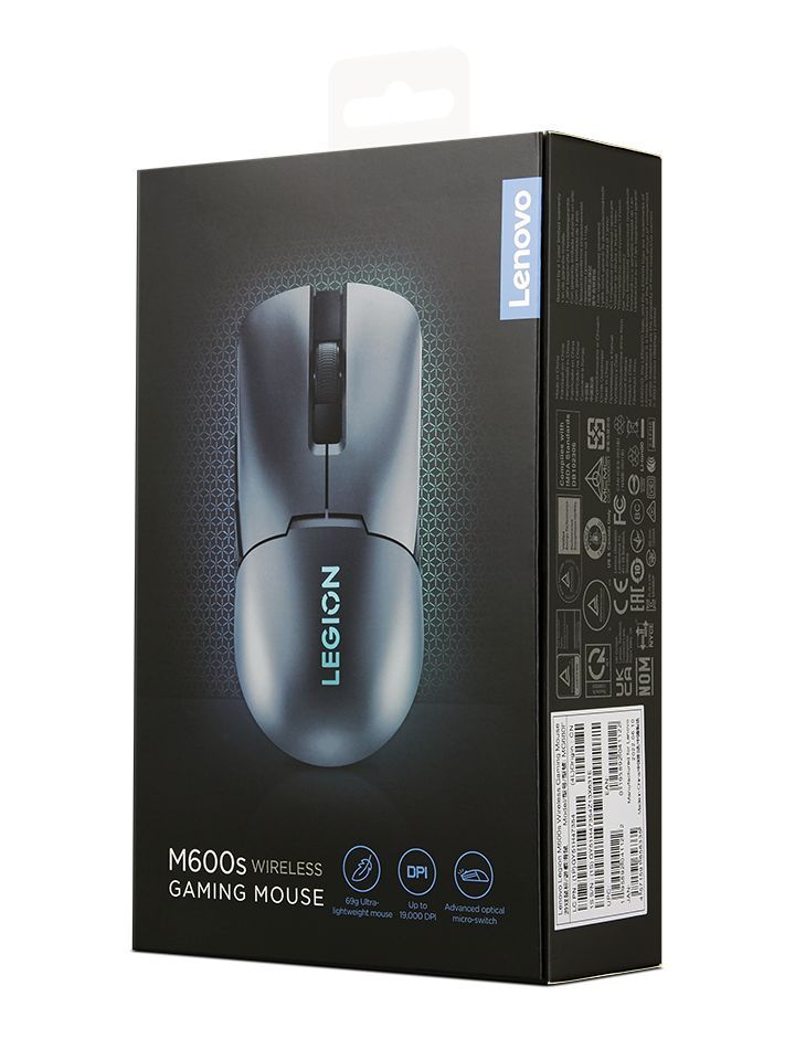 Lenovo Legion M600s Wireless Bluetooth Gaming Mouse Storm Grey