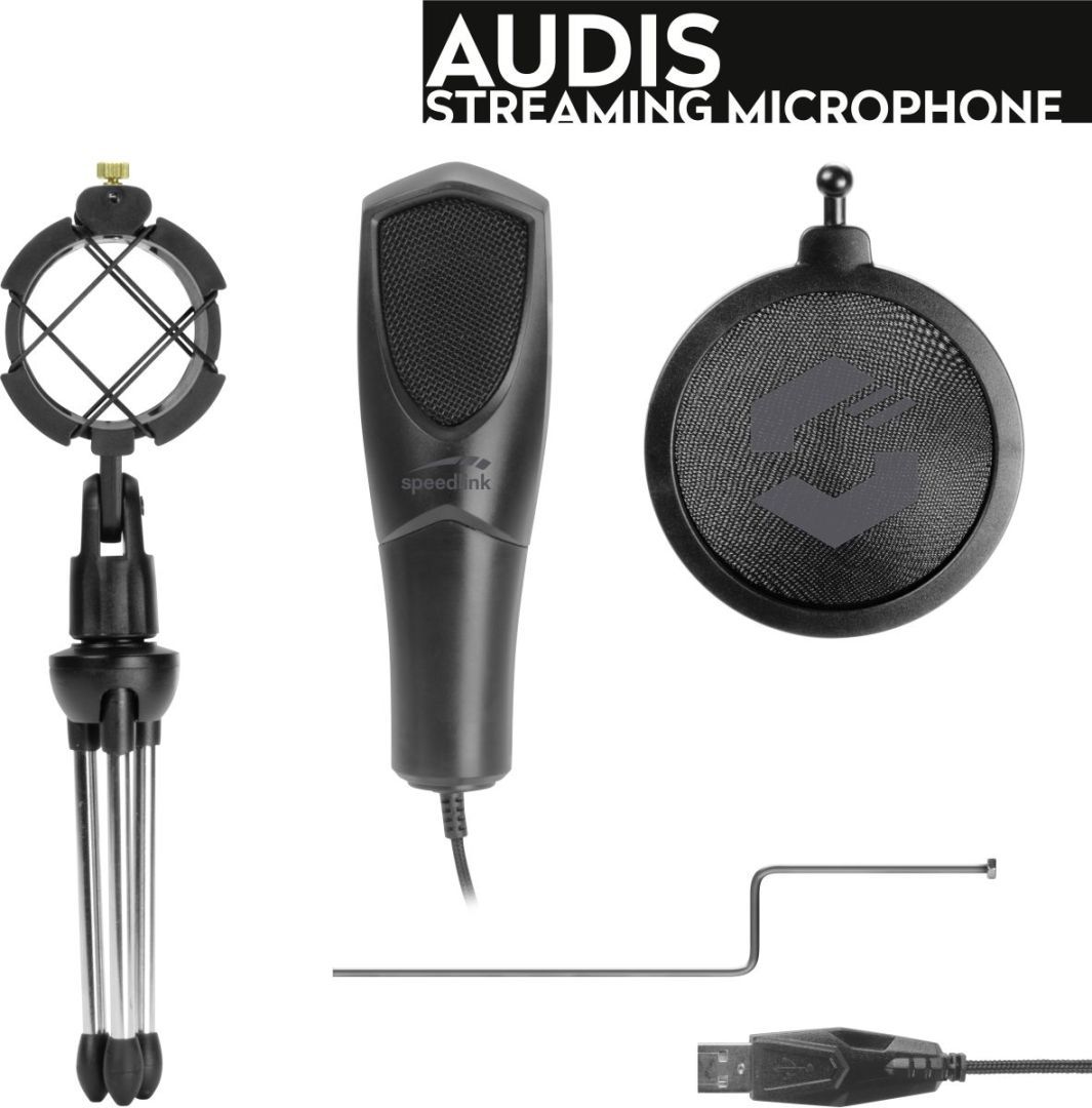 Speedlink SL-800012-BK AUDIS Streaming Microphone Black