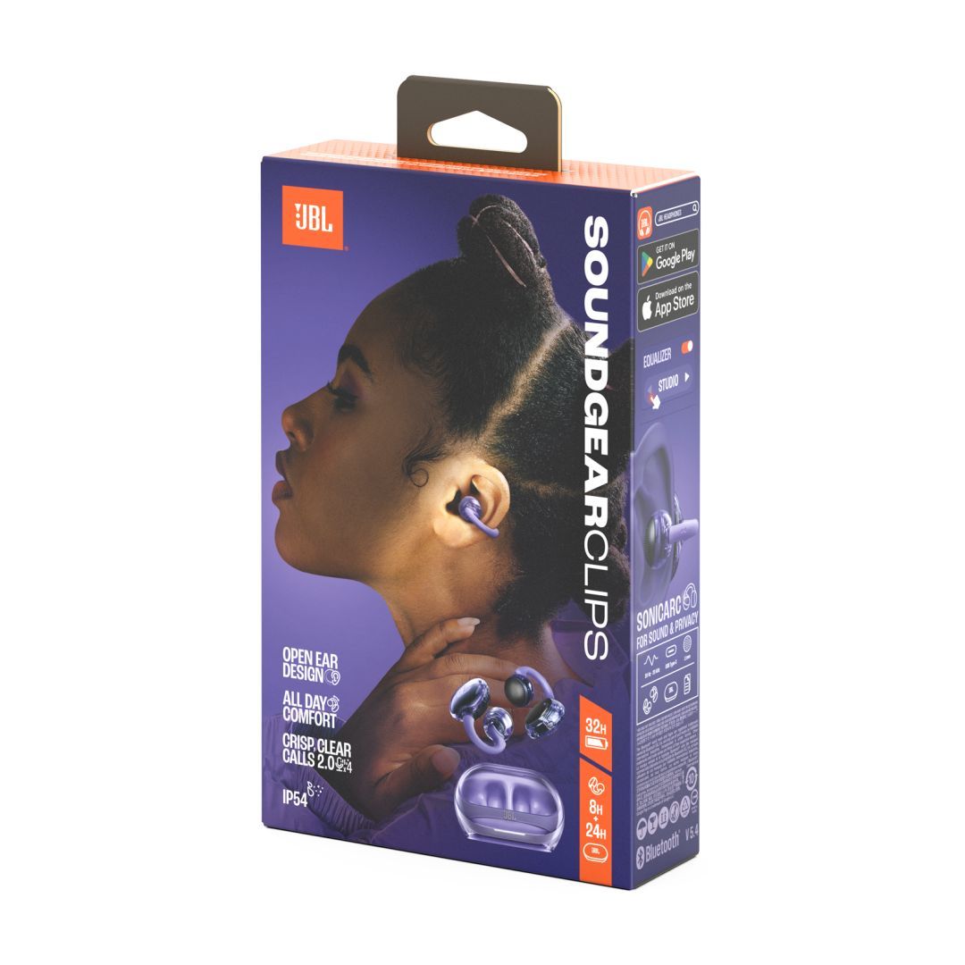 JBL Soundgear Clips TWS Bluetooth Headset Ghost Purple JBL Soundgear Clips TWS Bluetooth Headset Ghost Purple