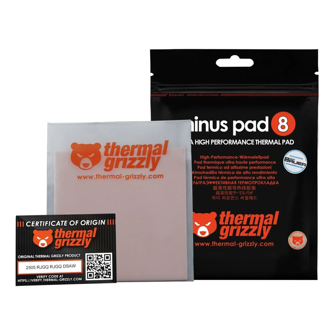Thermal Grizzly Minus Pad 8 Hővezető lap (1lap/csomag)
