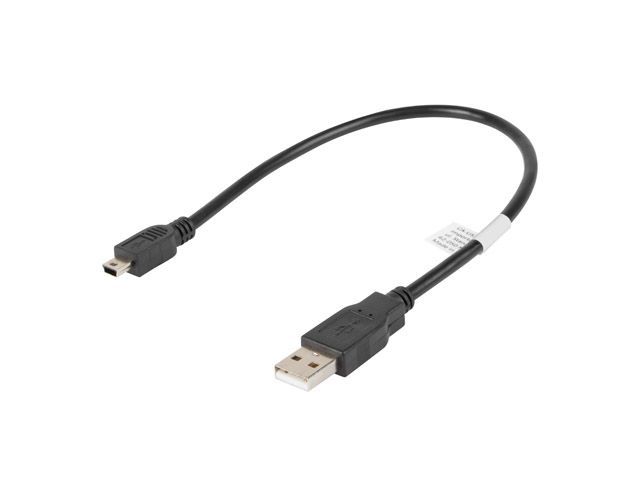 Lanberg USB Mini(M)->USB-A(M) 2.0 Cable 0,3m Black