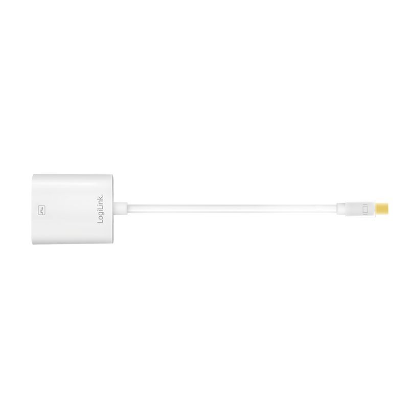 Logilink Mini DisplayPort to DVI-I Adapter 0,1m White