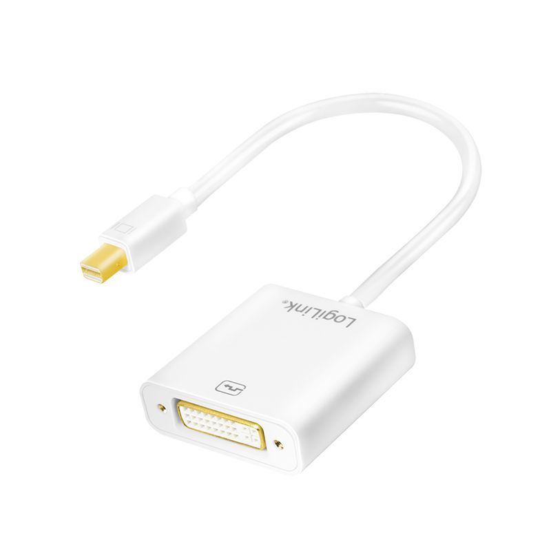 Logilink Mini DisplayPort to DVI-I Adapter 0,1m White