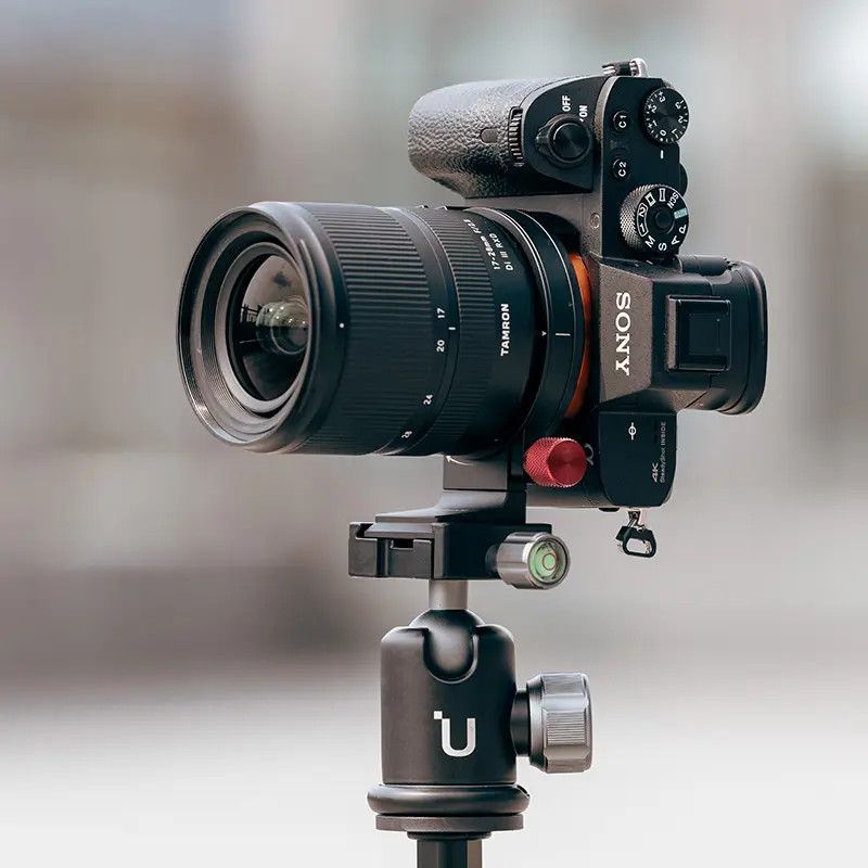 Ulanzi S-63 objektív állvány adapter, horizontális-vertikális rig, Sony Alpha kompatibilitás