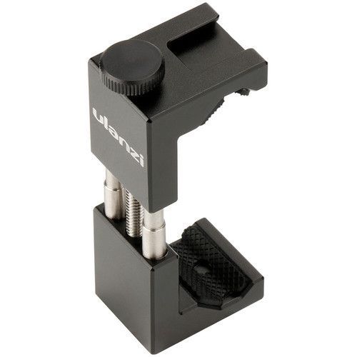 Ulanzi ST-02S alumínium telefon adapter, vakupapucs csatlakozóval, fekete