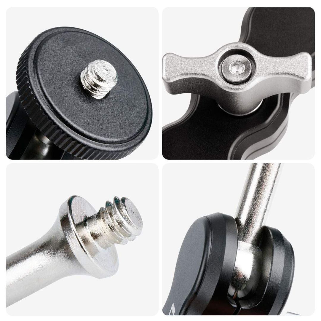 Ulanzi UURig R002 Magic Arm, kompakt és könnyű, 2x 1/4" csatlakozás