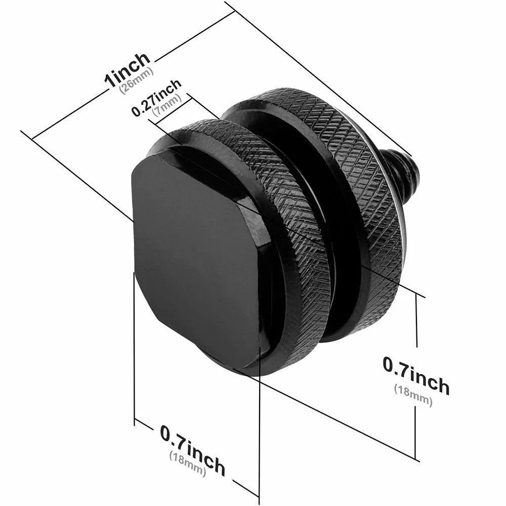 Ulanzi vakupapucs adapter univerzális, 1/4"os csatlakozócsavarral