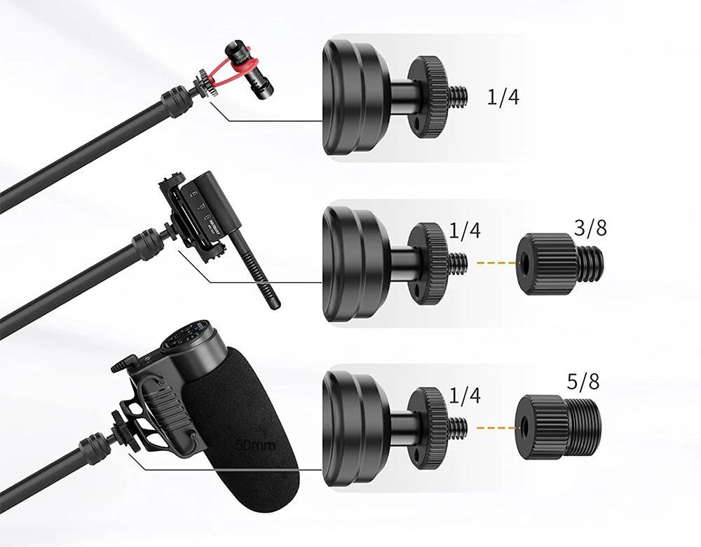Ulanzi Vijim LS08 multifunkciós, állítható asztali állvány rendszer, 3 részes