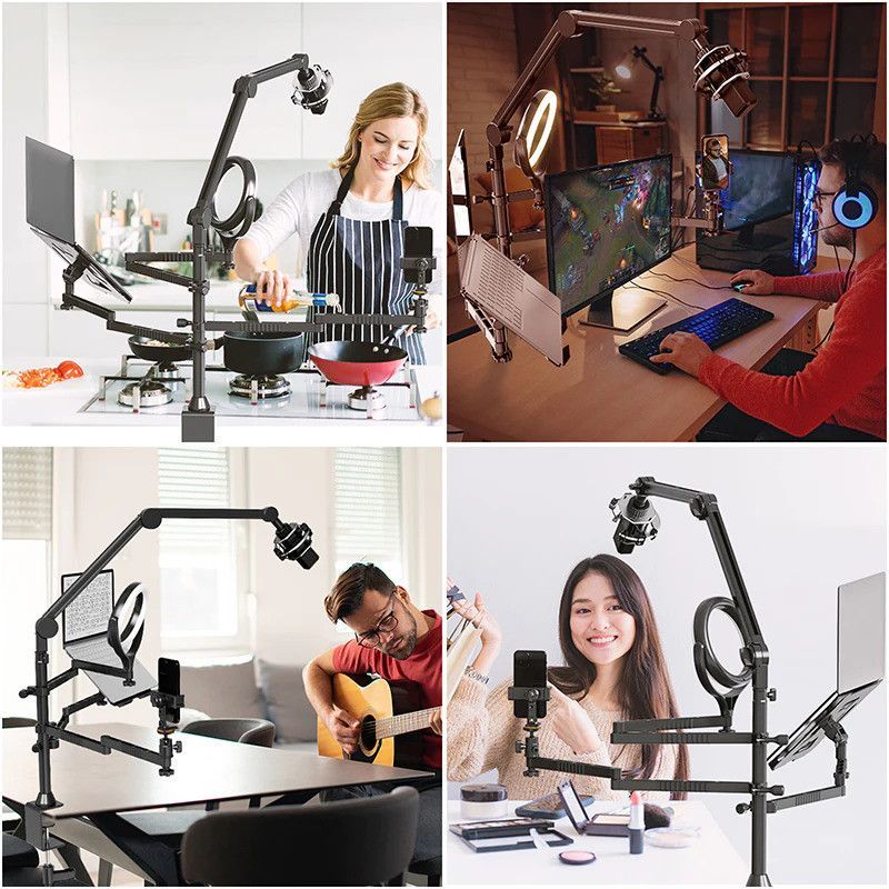 Ulanzi Vijim LS21 multifunkciós, asztalra rögzíthető +3karos állvány rendszer