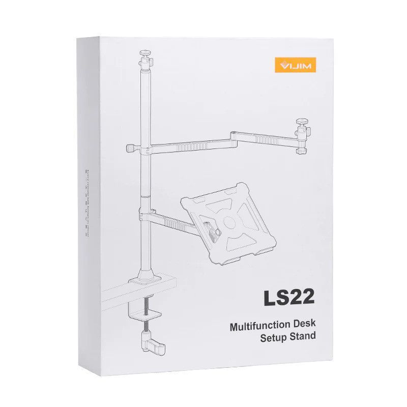 Ulanzi Vijim LS22 multifunkciós, asztalra rögzíthető +2karos állvány rendszer